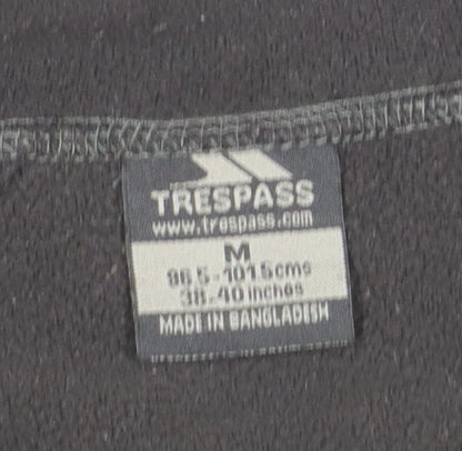 Mens UK Size M Trespass Black Pullover Sweatshirt