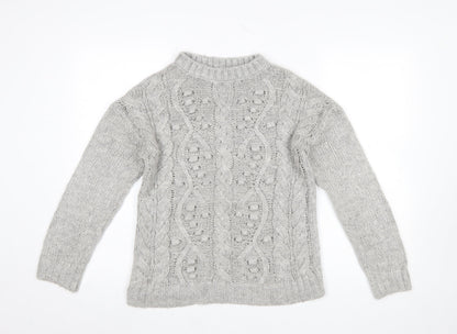 Womens UK Size XS NEXT Grey Pullover Jumper