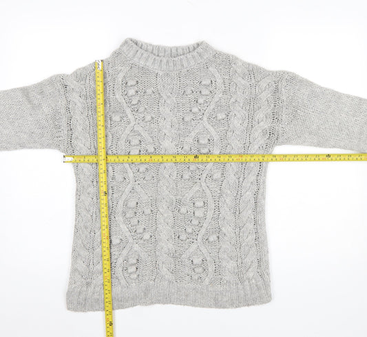 Womens UK Size XS NEXT Grey Pullover Jumper