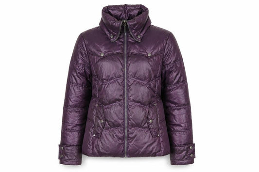Womens UK Size 10 COCORO Purple Puffer Jacket