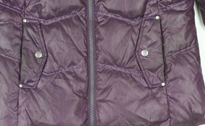 Womens UK Size 10 COCORO Purple Puffer Jacket