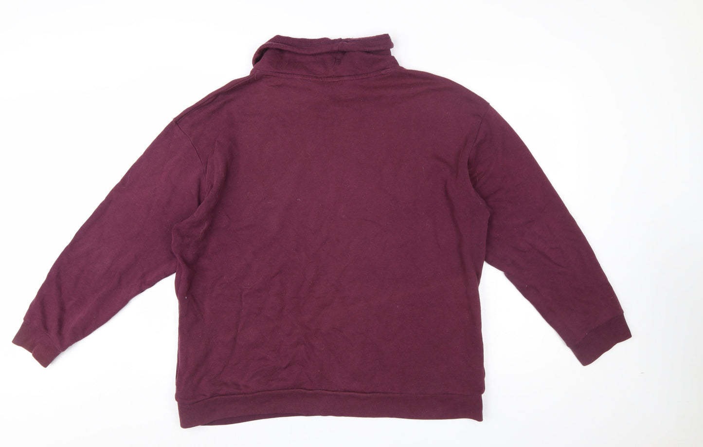 Womens UK Size L Victoria's Secret PINK Purple Pullover Sweatshirt