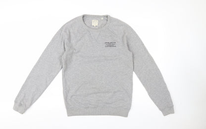 Mens UK Size S Jack Wills Grey Pullover Sweatshirt