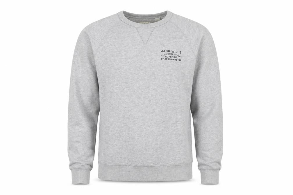 Mens UK Size S Jack Wills Grey Pullover Sweatshirt