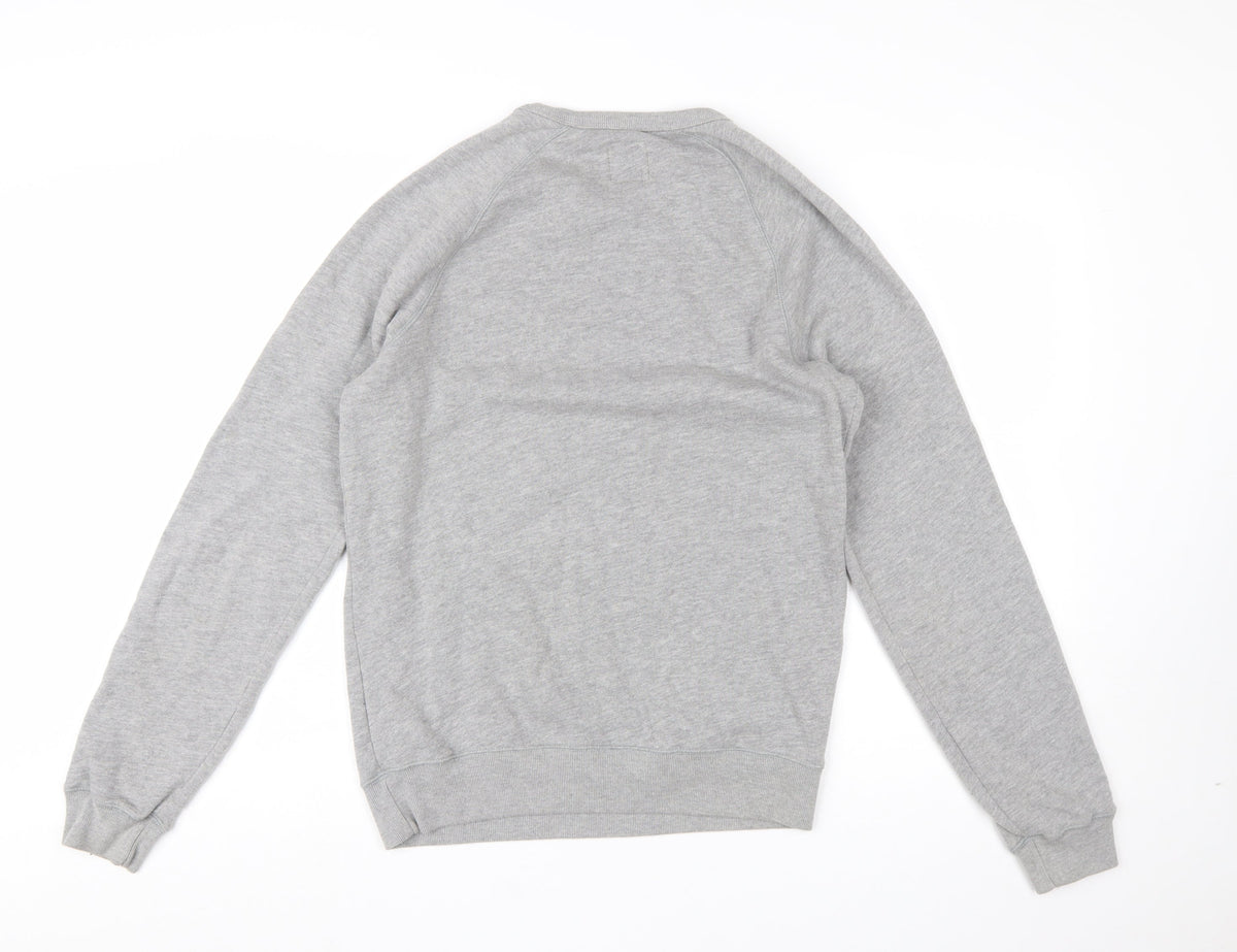 Mens UK Size S Jack Wills Grey Pullover Sweatshirt