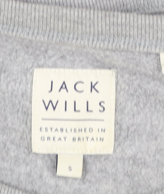 Mens UK Size S Jack Wills Grey Pullover Sweatshirt