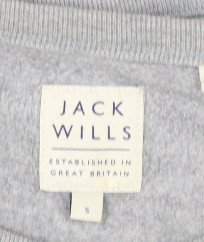 Mens UK Size S Jack Wills Grey Pullover Sweatshirt