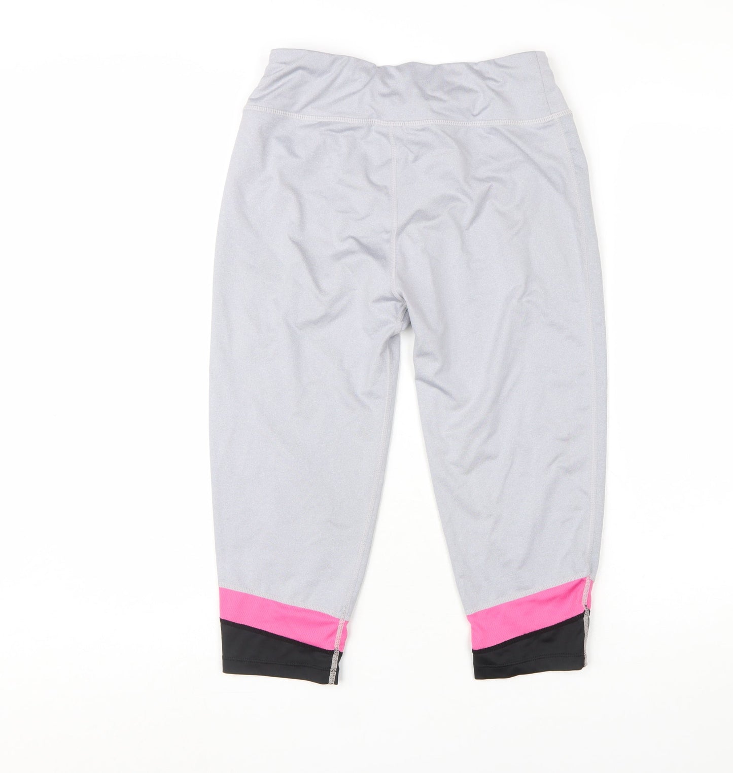Womens UK Size S millie & gym Slim Fit Capri Grey Leggings