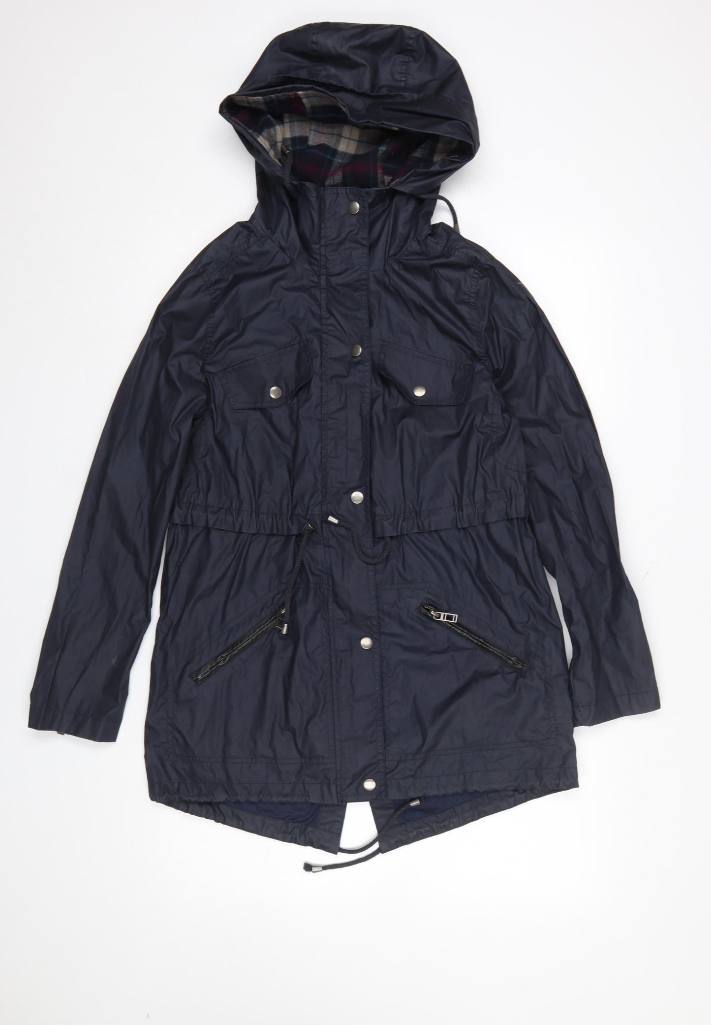 Womens UK Size 6 Atmosphere Blue Parka Coat