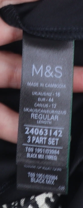 Womens UK Size 16 Marks and Spencer Wrap Dress