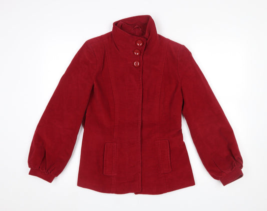 Womens UK Size 8 Debenhams Red Basic Jacket