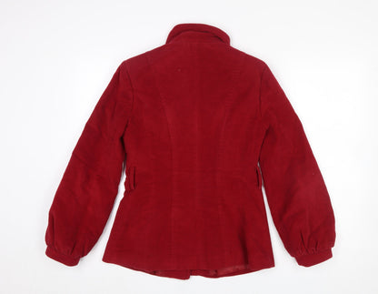 Womens UK Size 8 Debenhams Red Basic Jacket