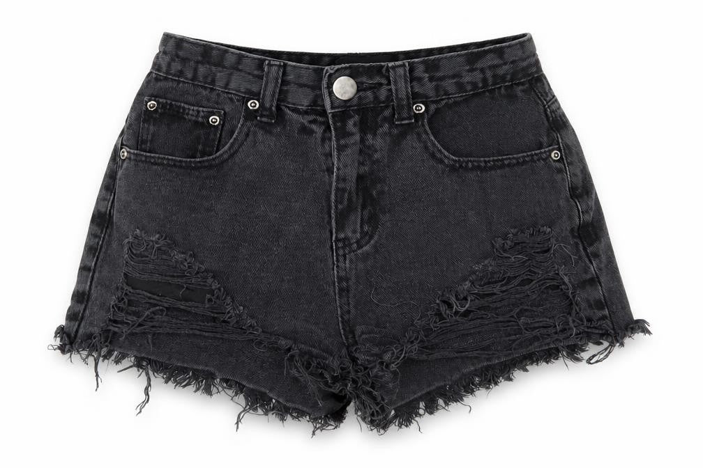Womens UK Size 6 PRETTYLITTLETHING Regular Fit Cut-Off Shorts