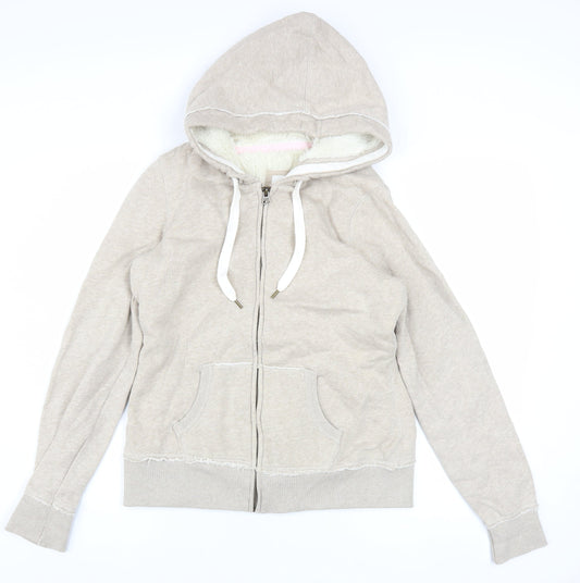 Womens UK Size 14 H&M Beige Basic Jacket