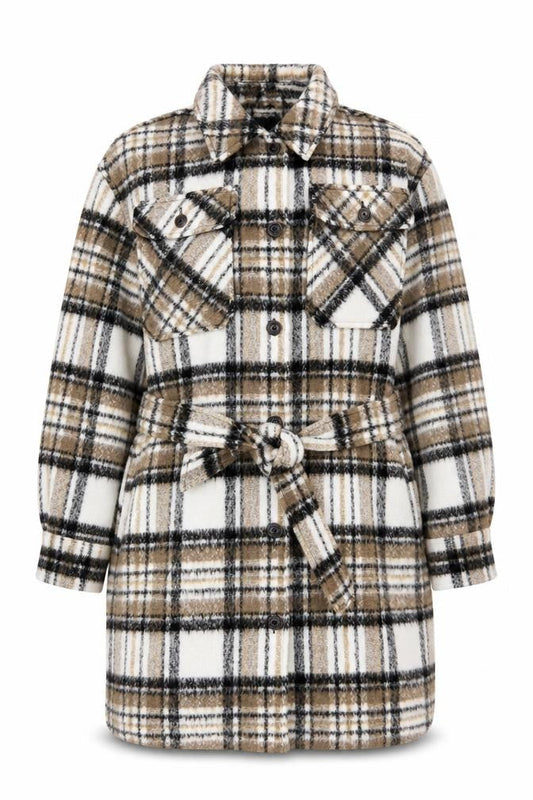 Womens UK Size 16 Nutmeg Beige Overcoat