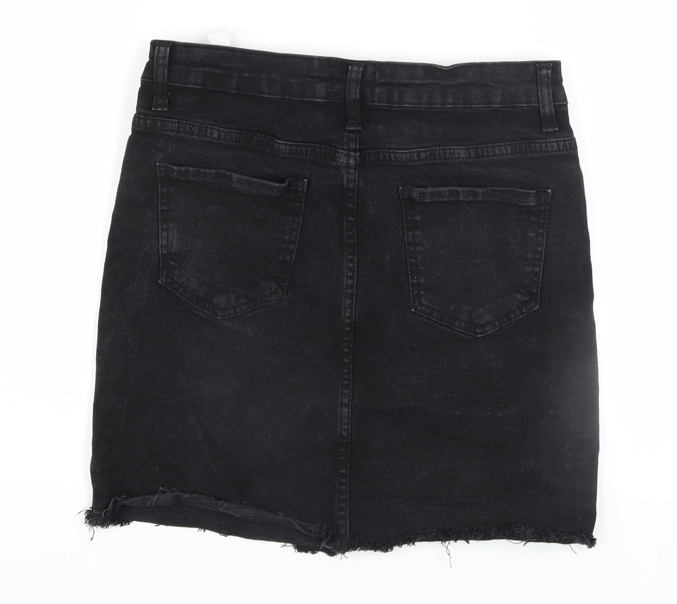 Womens UK Size 8 Nasty Gal Straight & Pencil Denim Skirt
