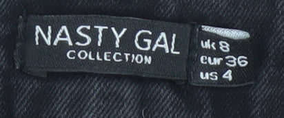 Womens UK Size 8 Nasty Gal Straight & Pencil Denim Skirt