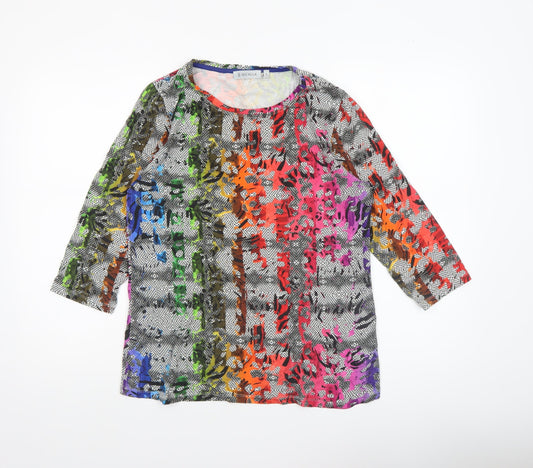 Womens UK Size M Bicalla Multicoloured Tunic Blouse