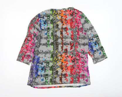 Womens UK Size M Bicalla Multicoloured Tunic Blouse