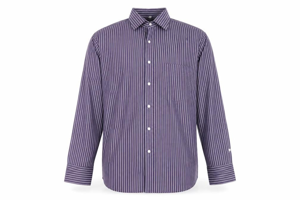 Mens UK Collar Size 44 Eterna Smart Purple  Dress Shirt