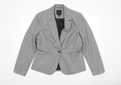 Womens UK Size 12 NEXT Regular Grey Blazer