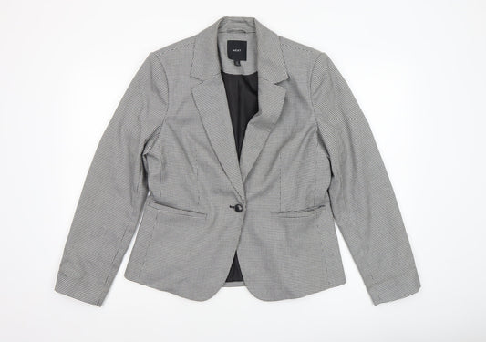 Womens UK Size 12 NEXT Regular Grey Blazer