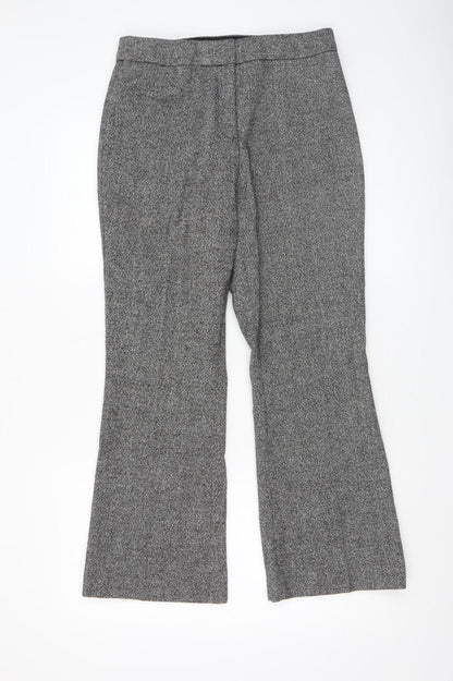 Womens UK Size 8 H&M Slim Fit Business Formal Workwear Grey Trousers
