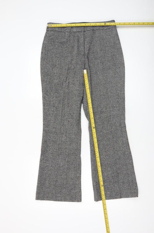 Womens UK Size 8 H&M Slim Fit Business Formal Workwear Grey Trousers