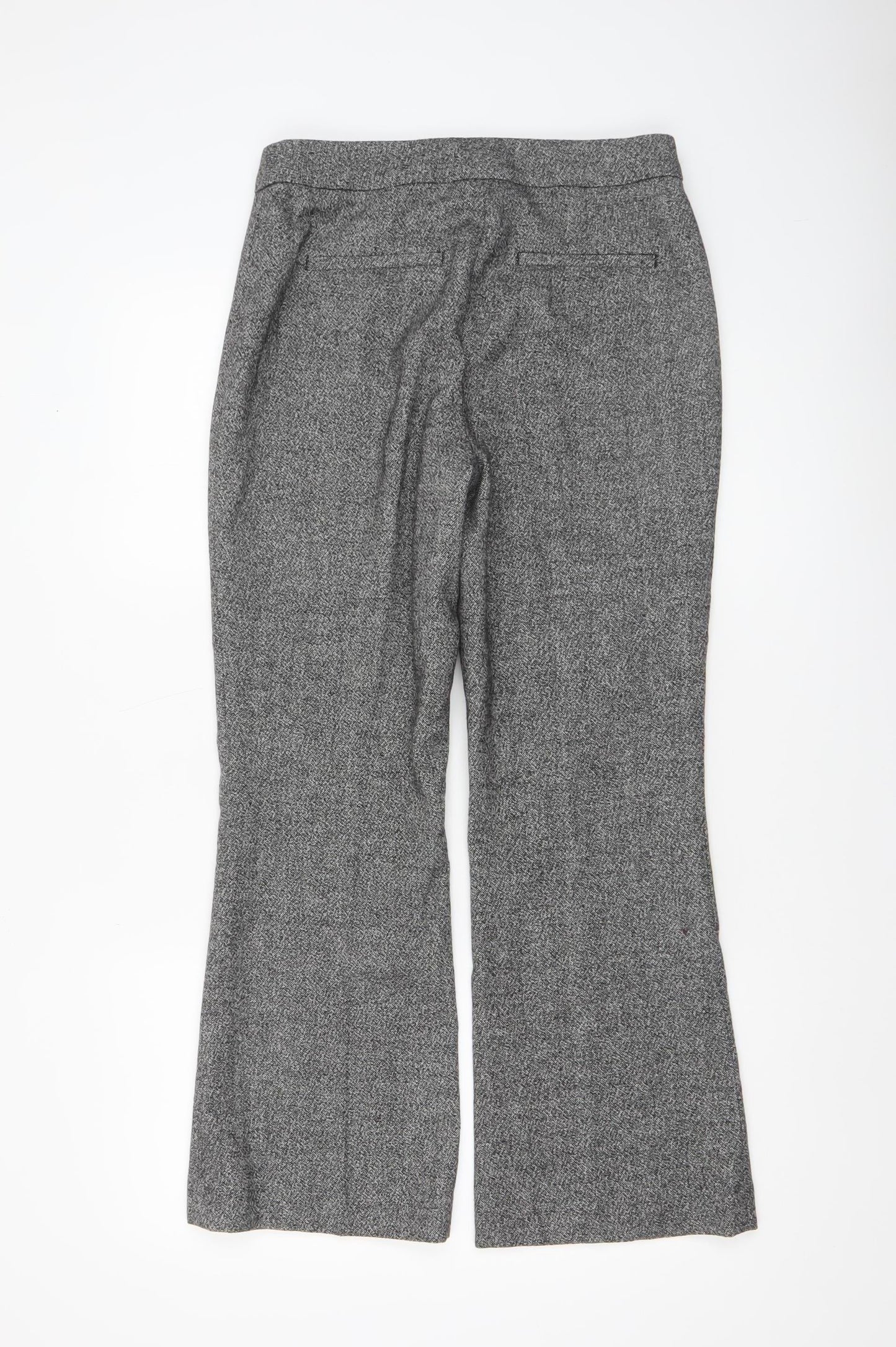 Womens UK Size 8 H&M Slim Fit Business Formal Workwear Grey Trousers