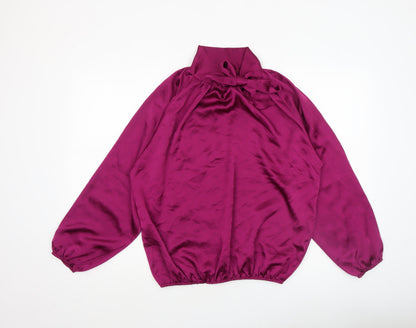 Womens UK Size S Pala D’Oro Purple Tunic Blouse