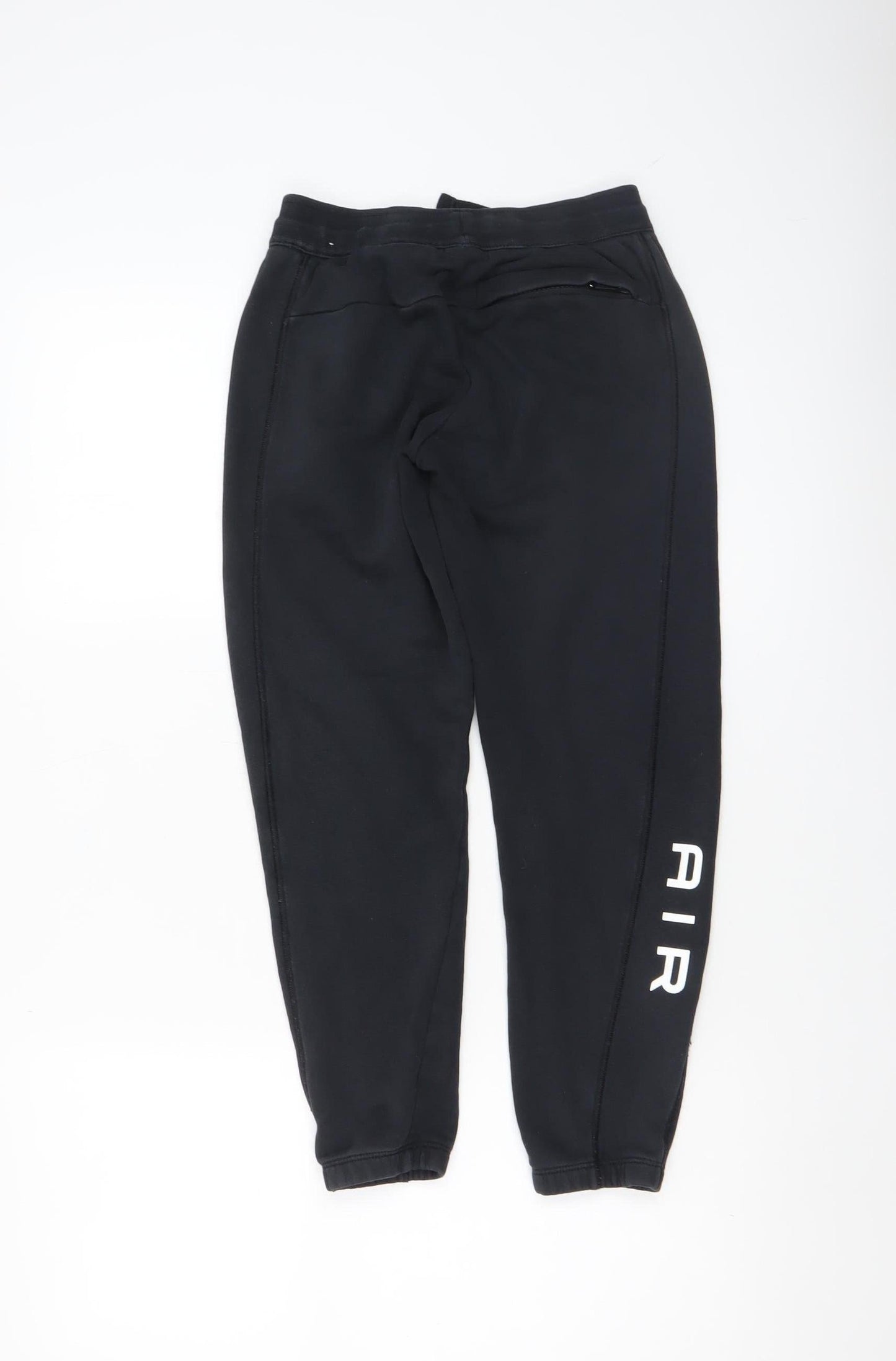 Nike Boys Black Jogger Sweatpants S Elastic Waist Fleece Sports Trousers
