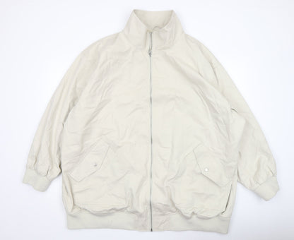Womens UK Size 22 ASOS Beige Bomber Jacket