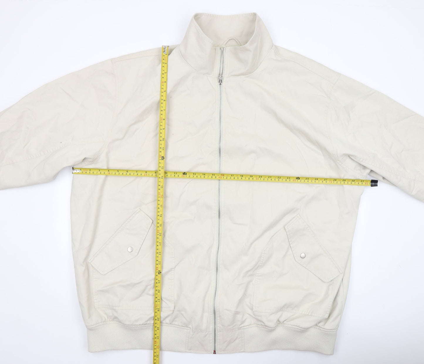 Womens UK Size 22 ASOS Beige Bomber Jacket