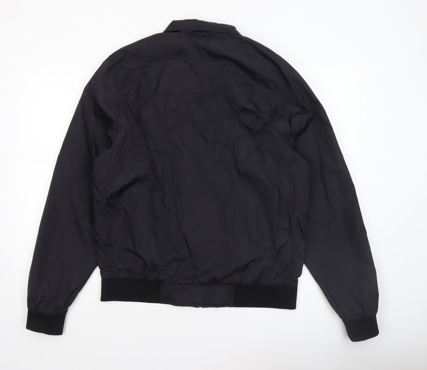 Mens UK Size L Henleys Black Bomber Jacket