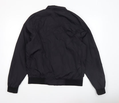 Mens UK Size L Henleys Black Bomber Jacket