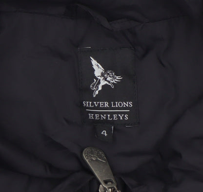 Mens UK Size L Henleys Black Bomber Jacket