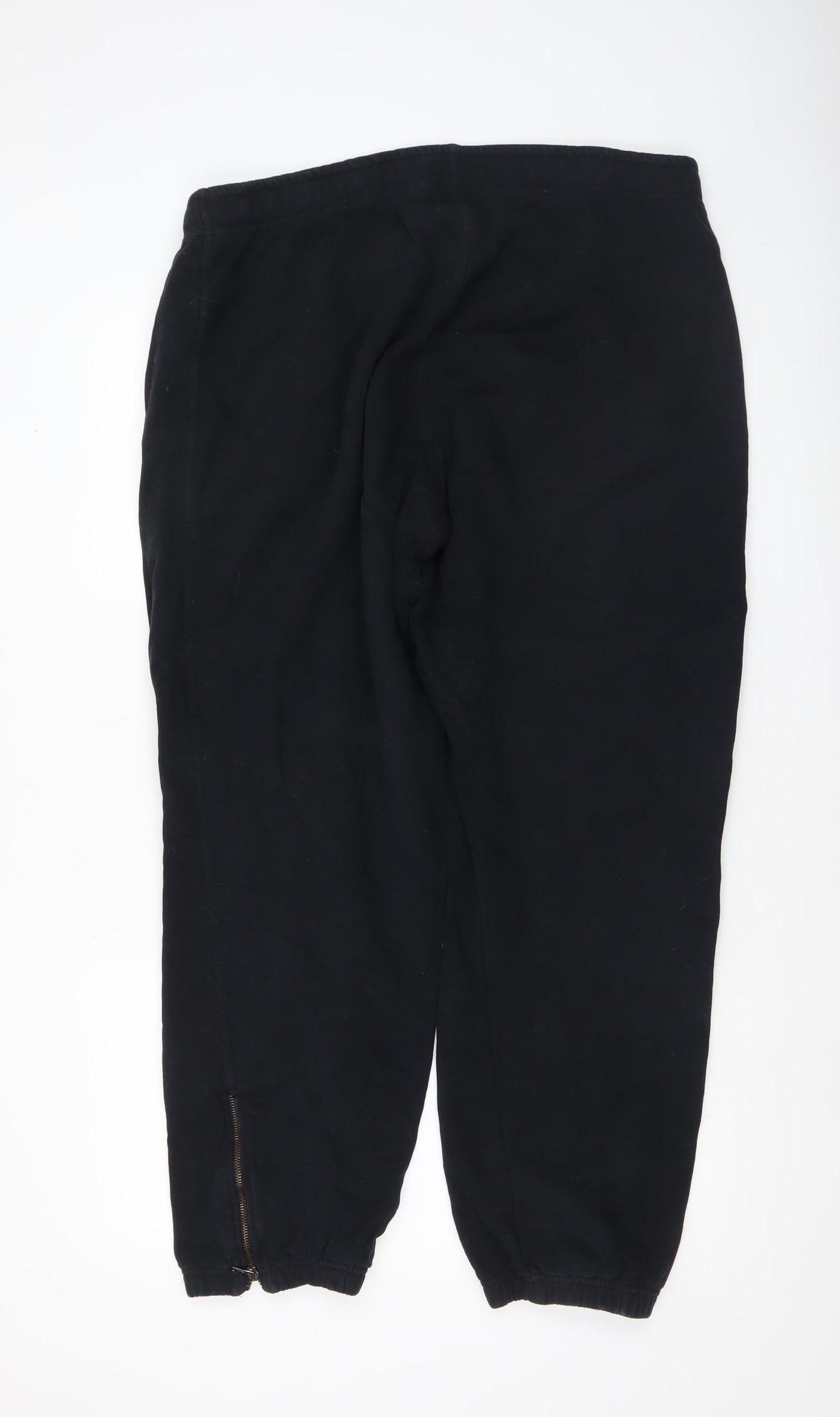 Womens UK Size 2XL 11 degrees Regular Fit Jogger Black Trousers
