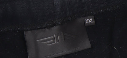Womens UK Size 2XL 11 degrees Regular Fit Jogger Black Trousers
