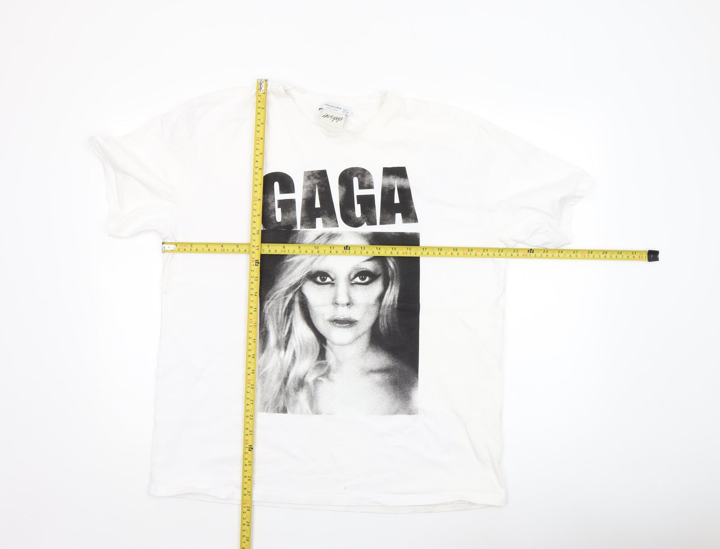 Womens UK Size L Stradivarius White Basic T-Shirt