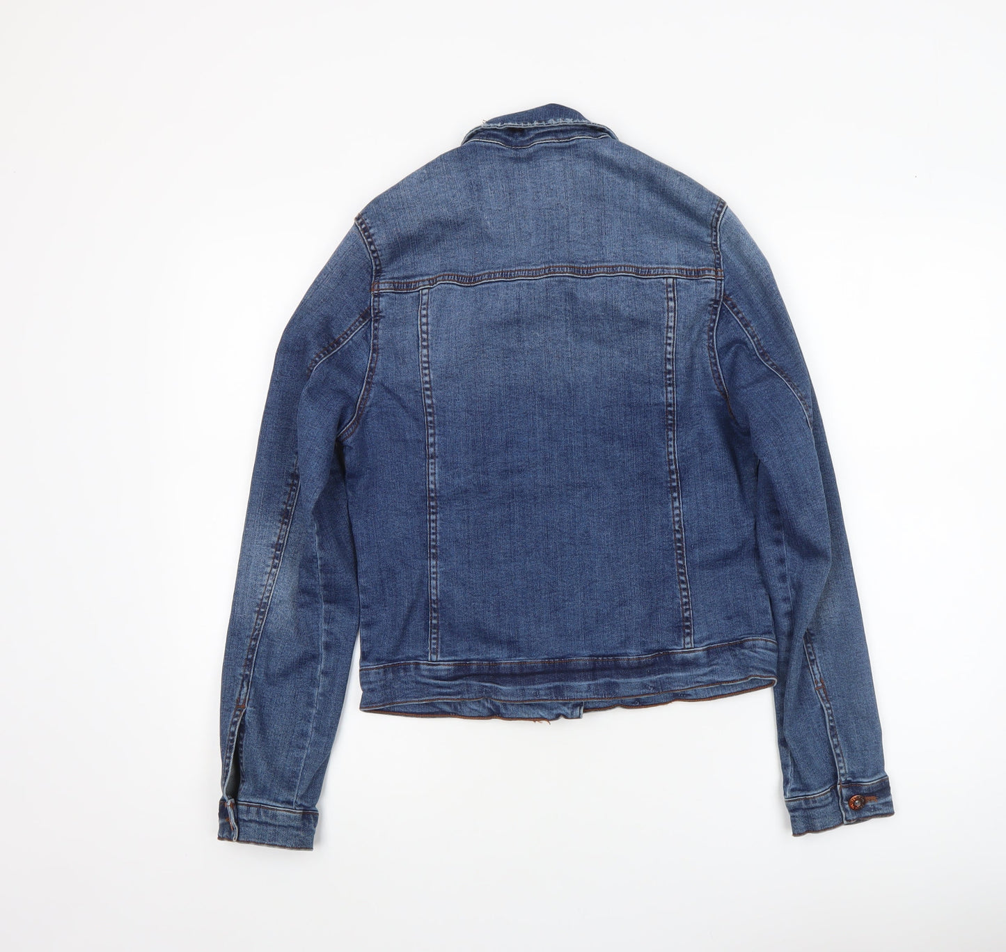 Womens UK Size 12 Denim Co. Blue Basic Jacket