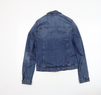 Womens UK Size 12 Denim Co. Blue Basic Jacket