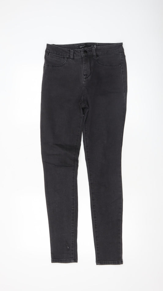 Womens UK Size 8 Karen Millen Slim Fit Skinny Black Jeans