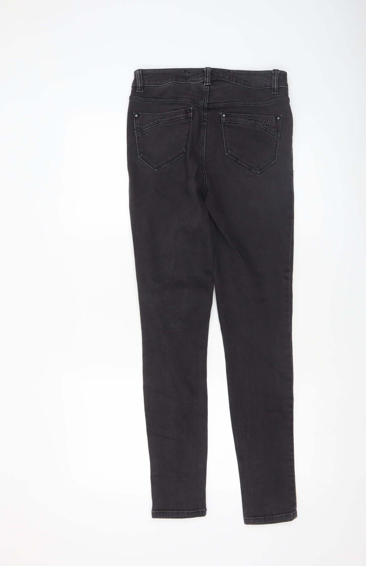 Womens UK Size 8 Karen Millen Slim Fit Skinny Black Jeans