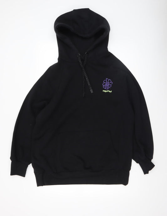 Womens UK Size 12 Dunnes Stores Black Pullover Hoodie