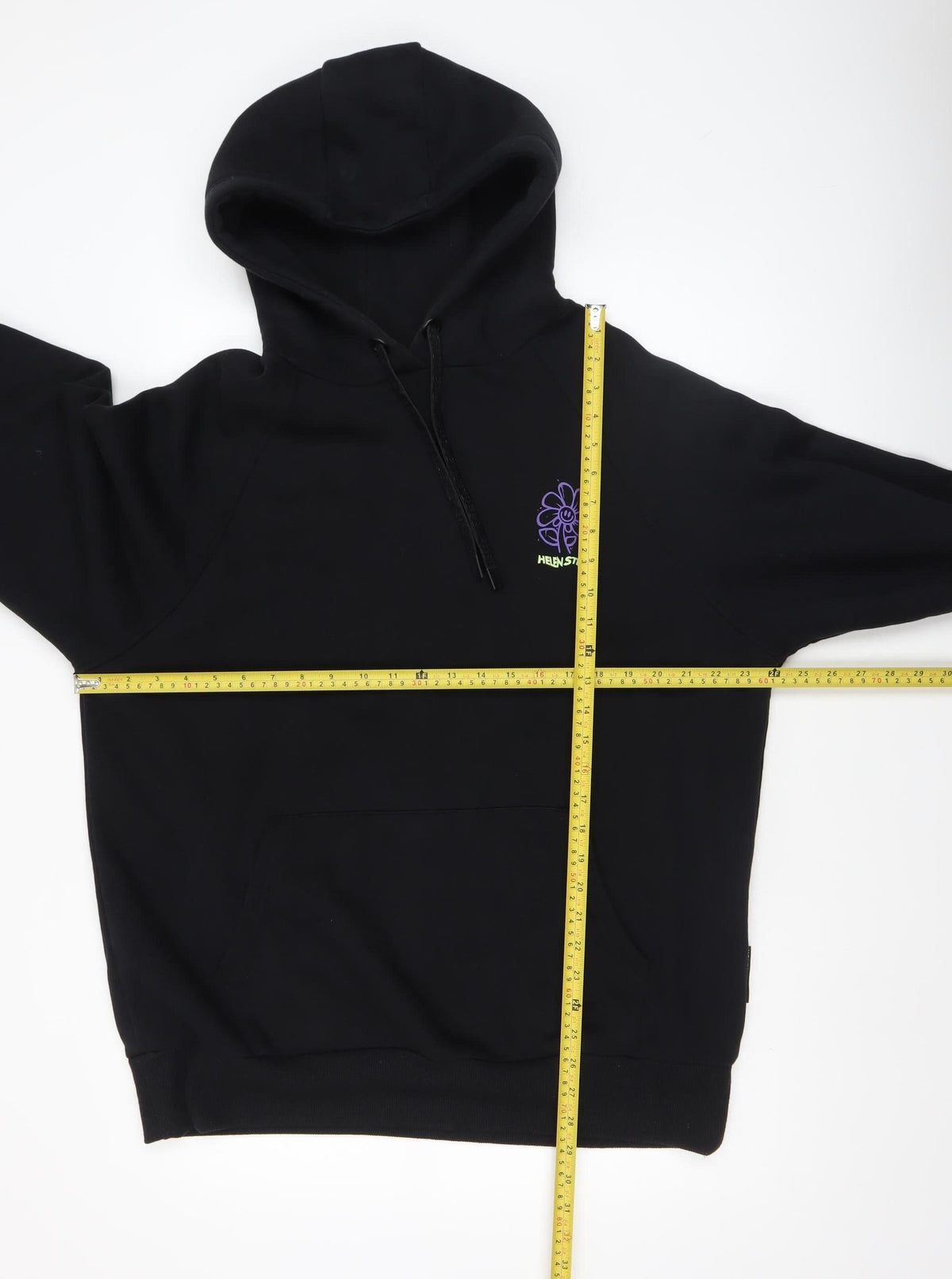 Dunnes Women's Black Medium Pullover Hoodie Graphic Print