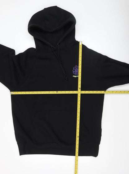 Dunnes Women's Black Medium Pullover Hoodie Graphic Print