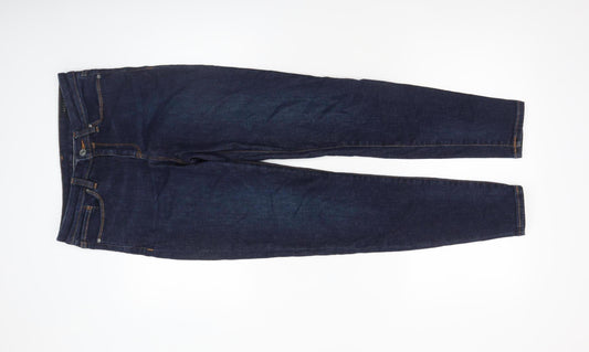 Womens UK Size 10 AllSaints Slim Fit Skinny Blue Jeans