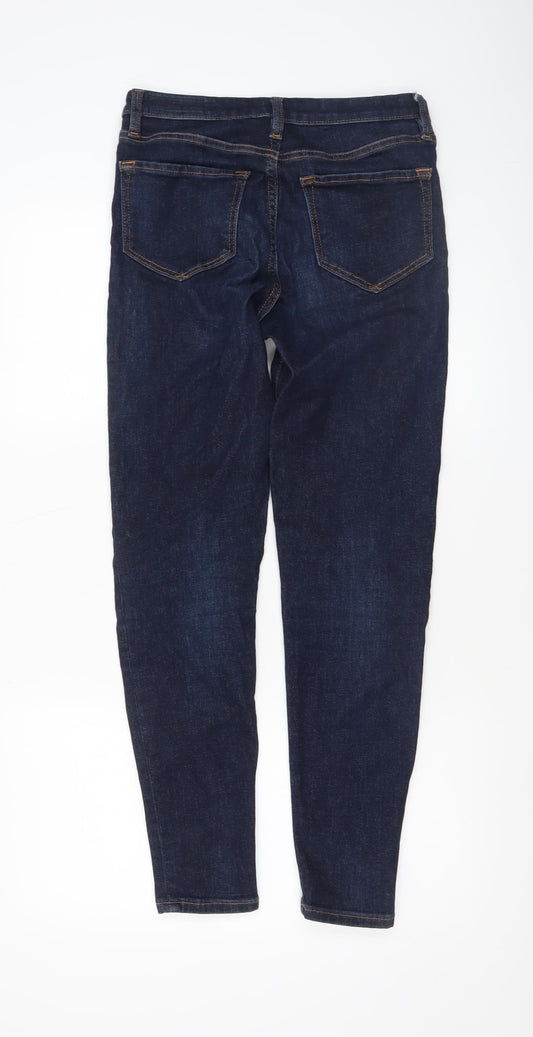Womens UK Size 10 AllSaints Slim Fit Skinny Blue Jeans