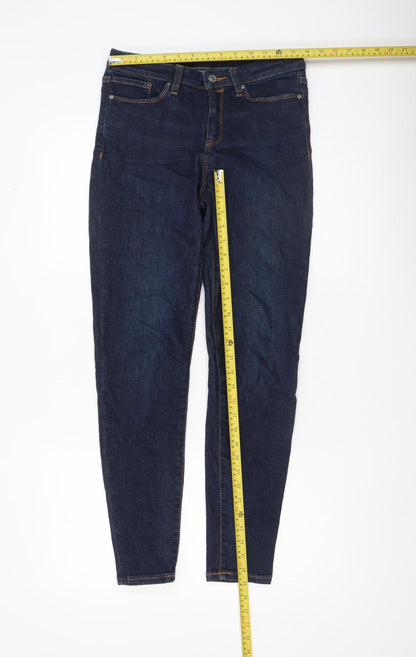 Womens UK Size 10 AllSaints Slim Fit Skinny Blue Jeans