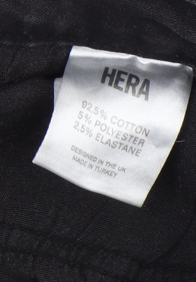 Mens UK Size L Hera Slim Fit Skinny Black Jeans